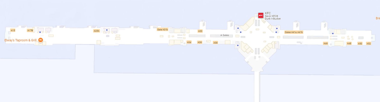 Concourse A den airport