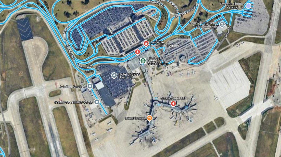 Concourse B SDF airport