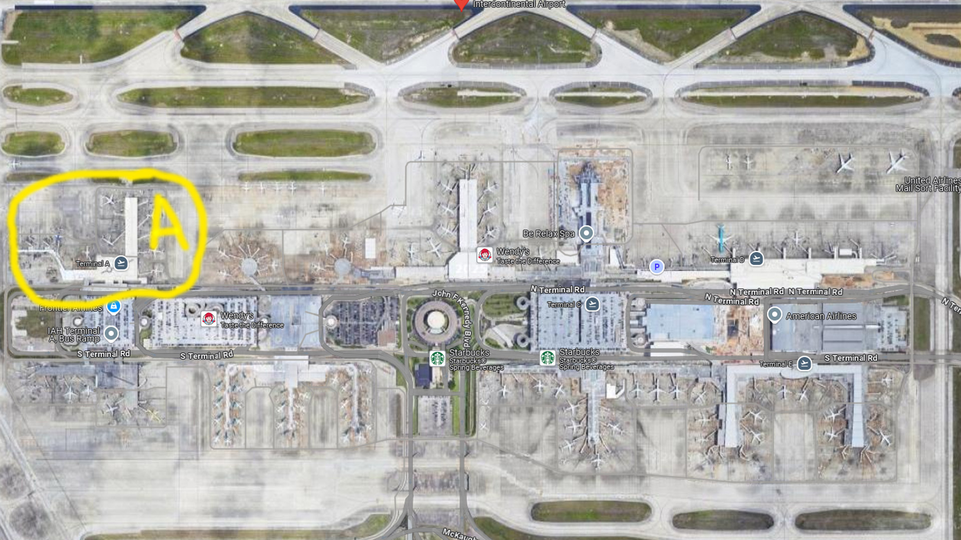 George Bush Airport terminal a