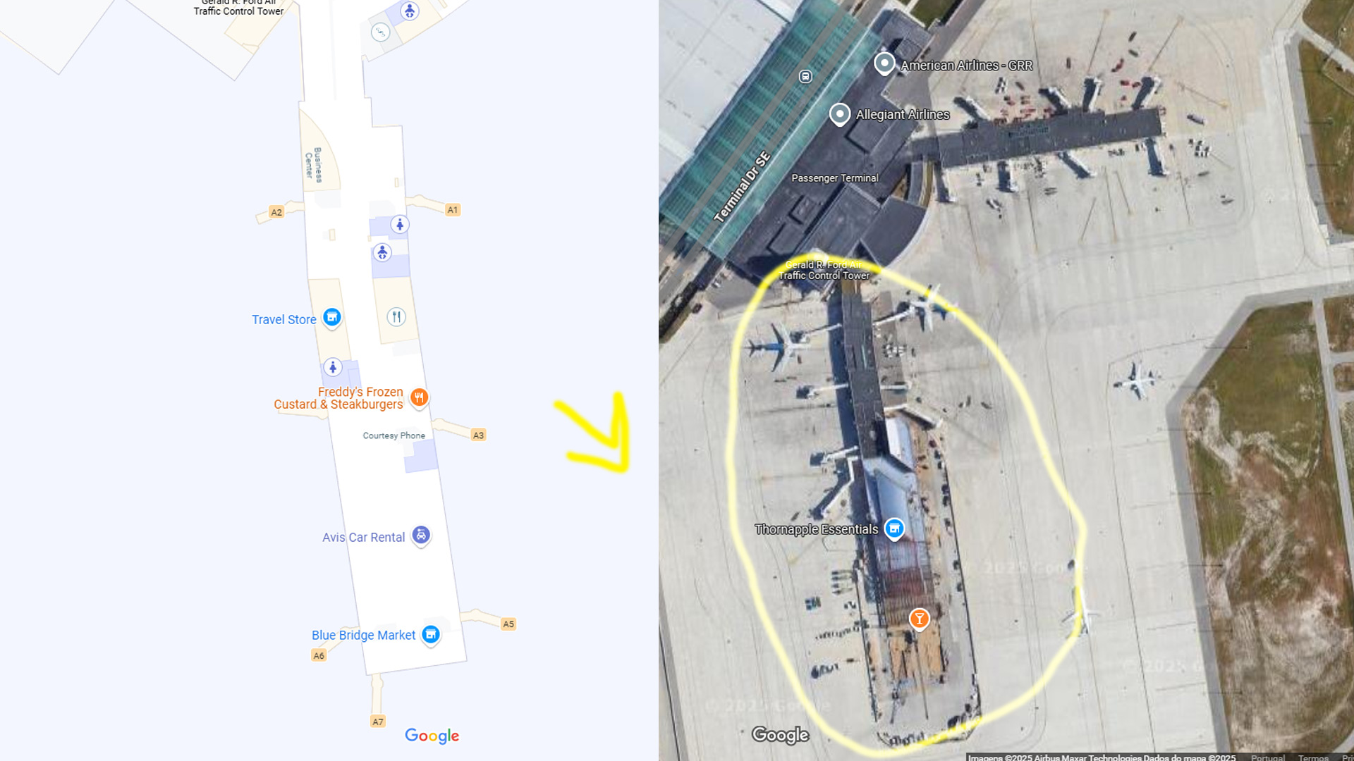 Gerald R. Ford International Airport concourse a