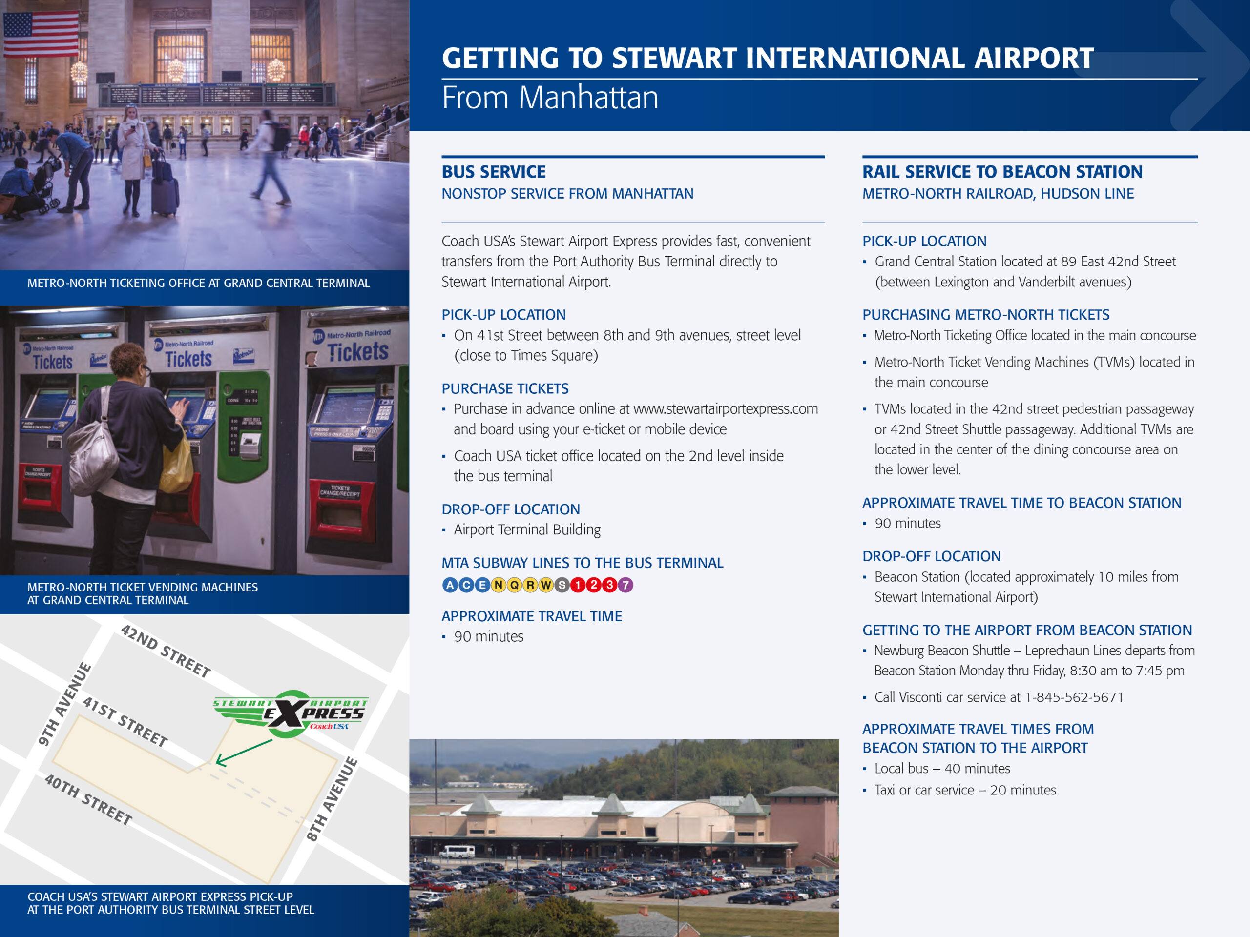 getting to New York Stewart International Airport