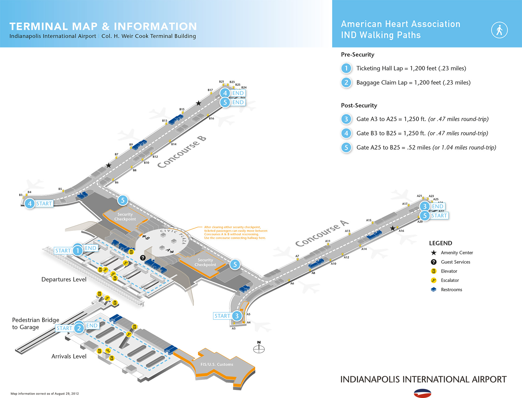 IND terminal map