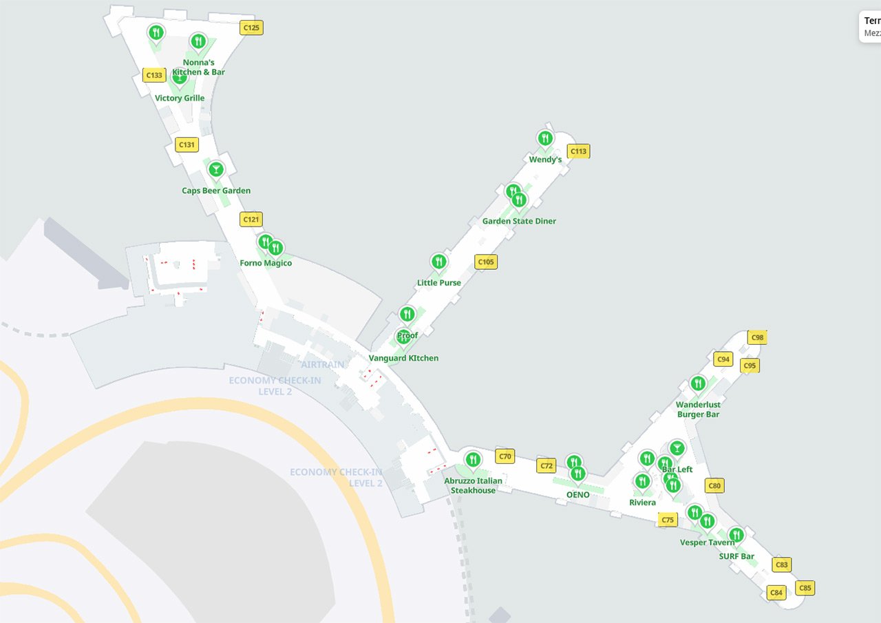 Newark Liberty Airport EWR terminal c