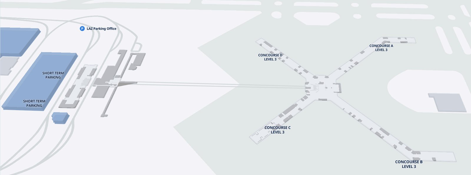 Pittsburgh International Airport terminal map