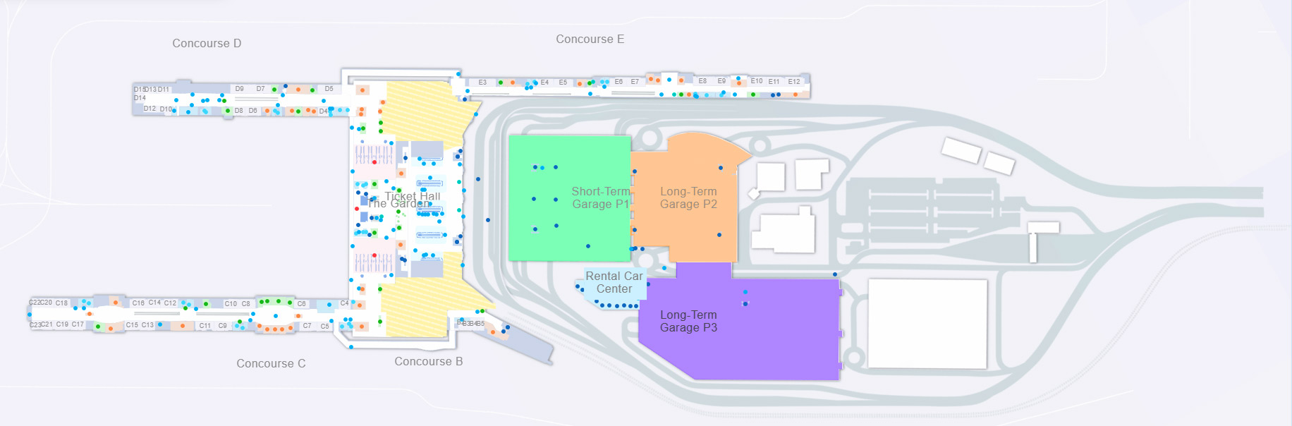 Portland International Airport Terminal Maps