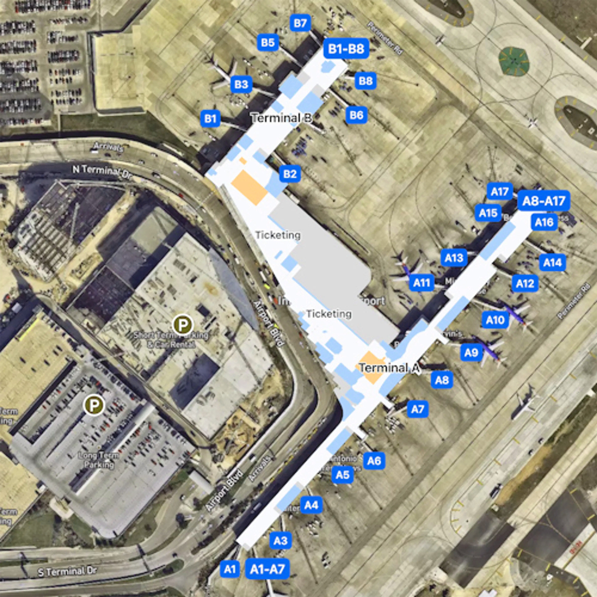 San Antonio Airport SAT terminal 