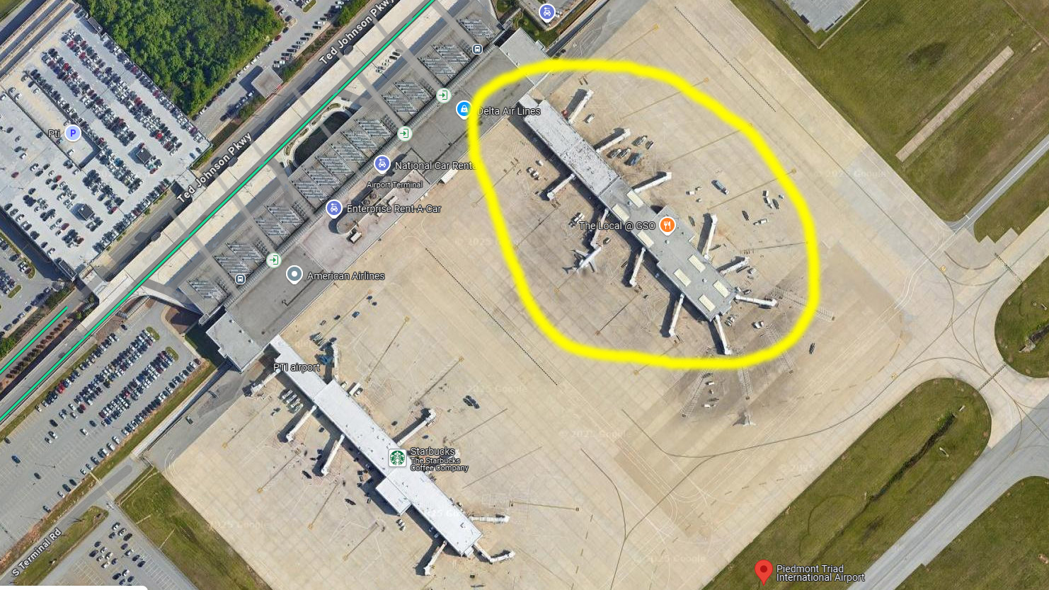 South Concourse GSo airport map