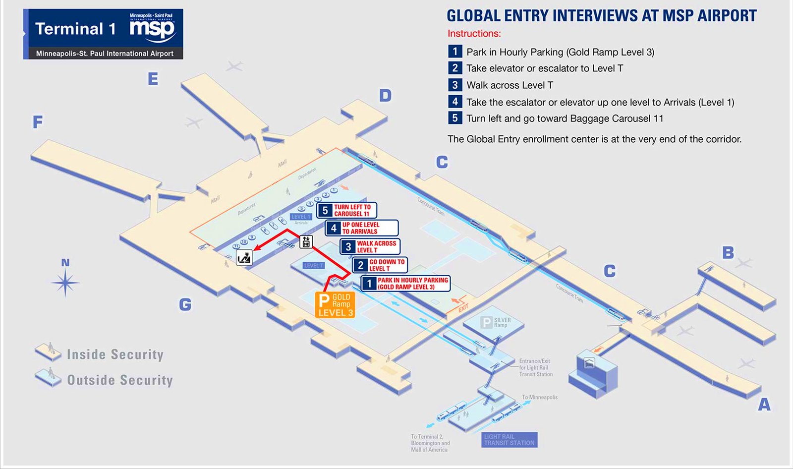 Terminal 1 msp airport