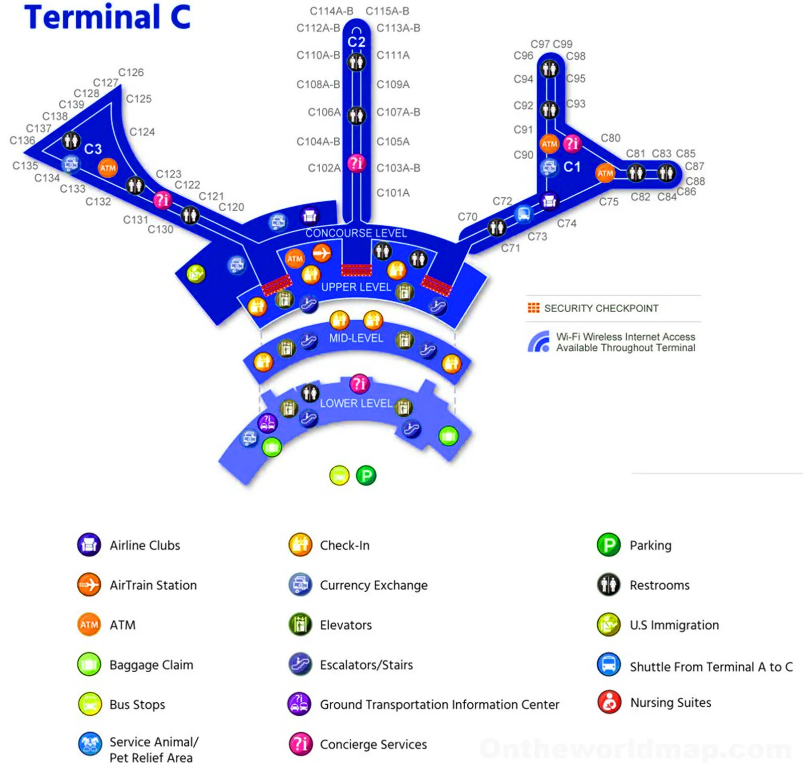 Terminal C ewr airport